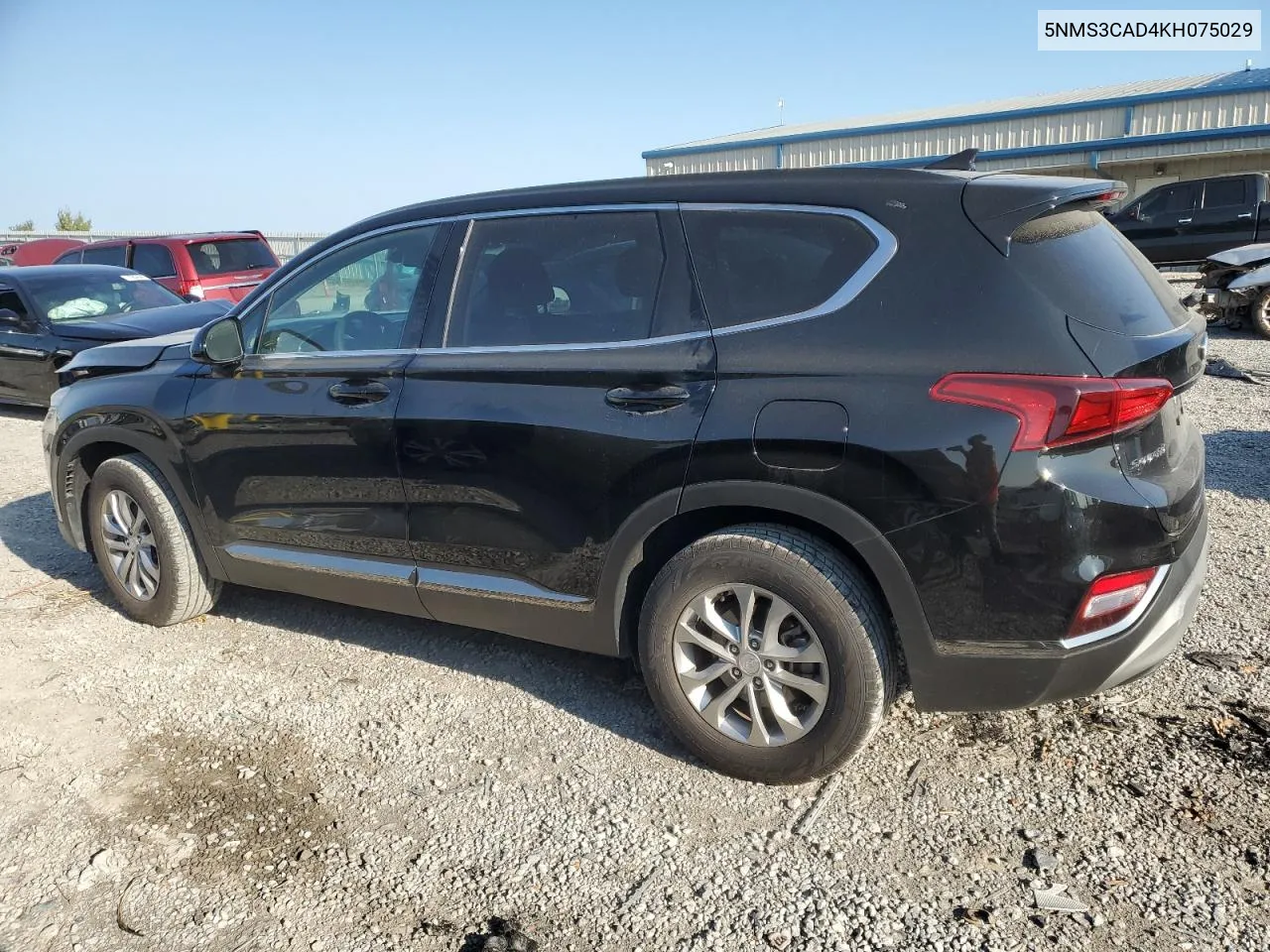 5NMS3CAD4KH075029 2019 Hyundai Santa Fe Sel