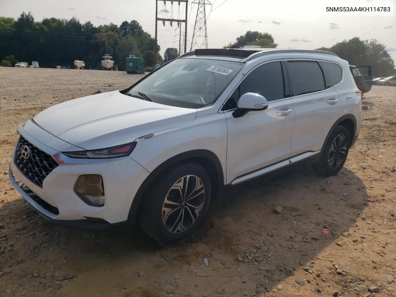 5NMS53AA4KH114783 2019 Hyundai Santa Fe Limited