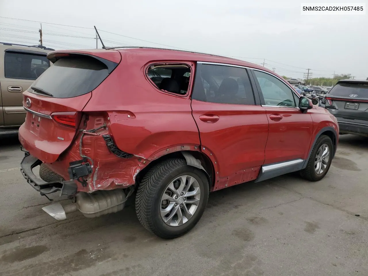 5NMS2CAD2KH057485 2019 Hyundai Santa Fe Se