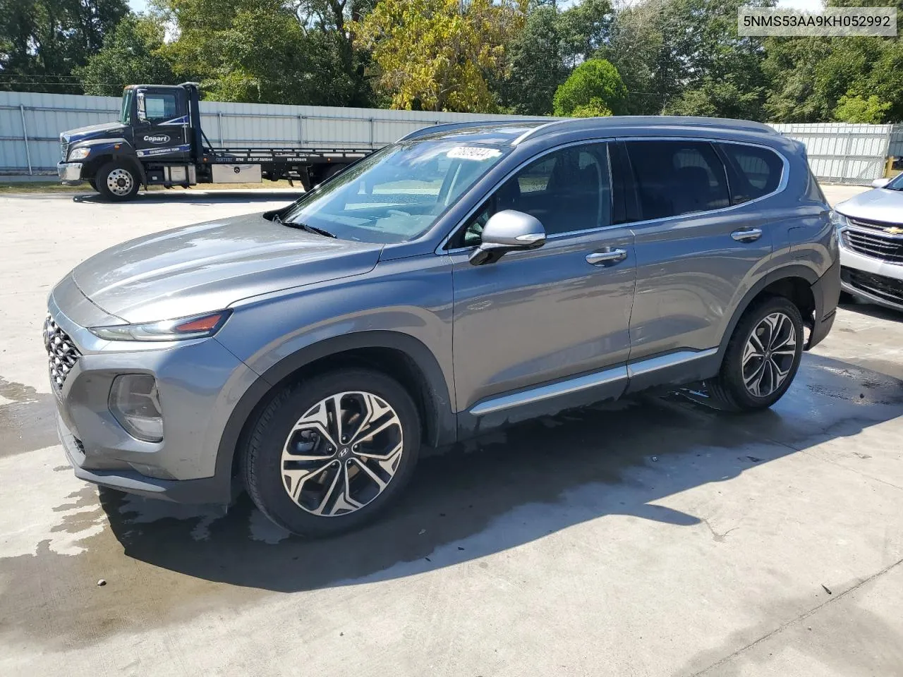 2019 Hyundai Santa Fe Limited VIN: 5NMS53AA9KH052992 Lot: 70809044