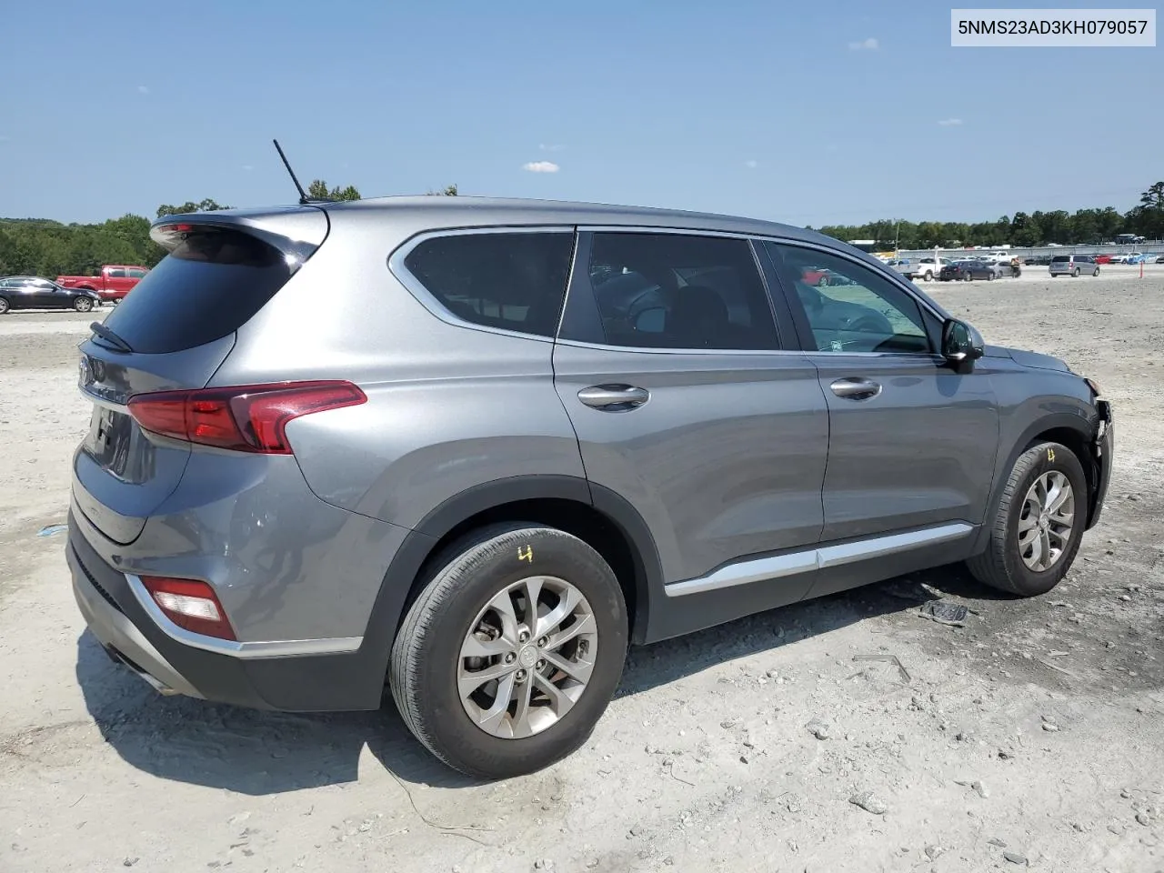 2019 Hyundai Santa Fe Se VIN: 5NMS23AD3KH079057 Lot: 70860384