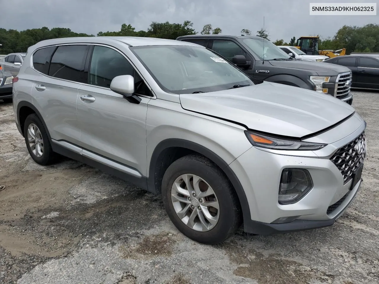 2019 Hyundai Santa Fe Sel VIN: 5NMS33AD9KH062325 Lot: 71172844