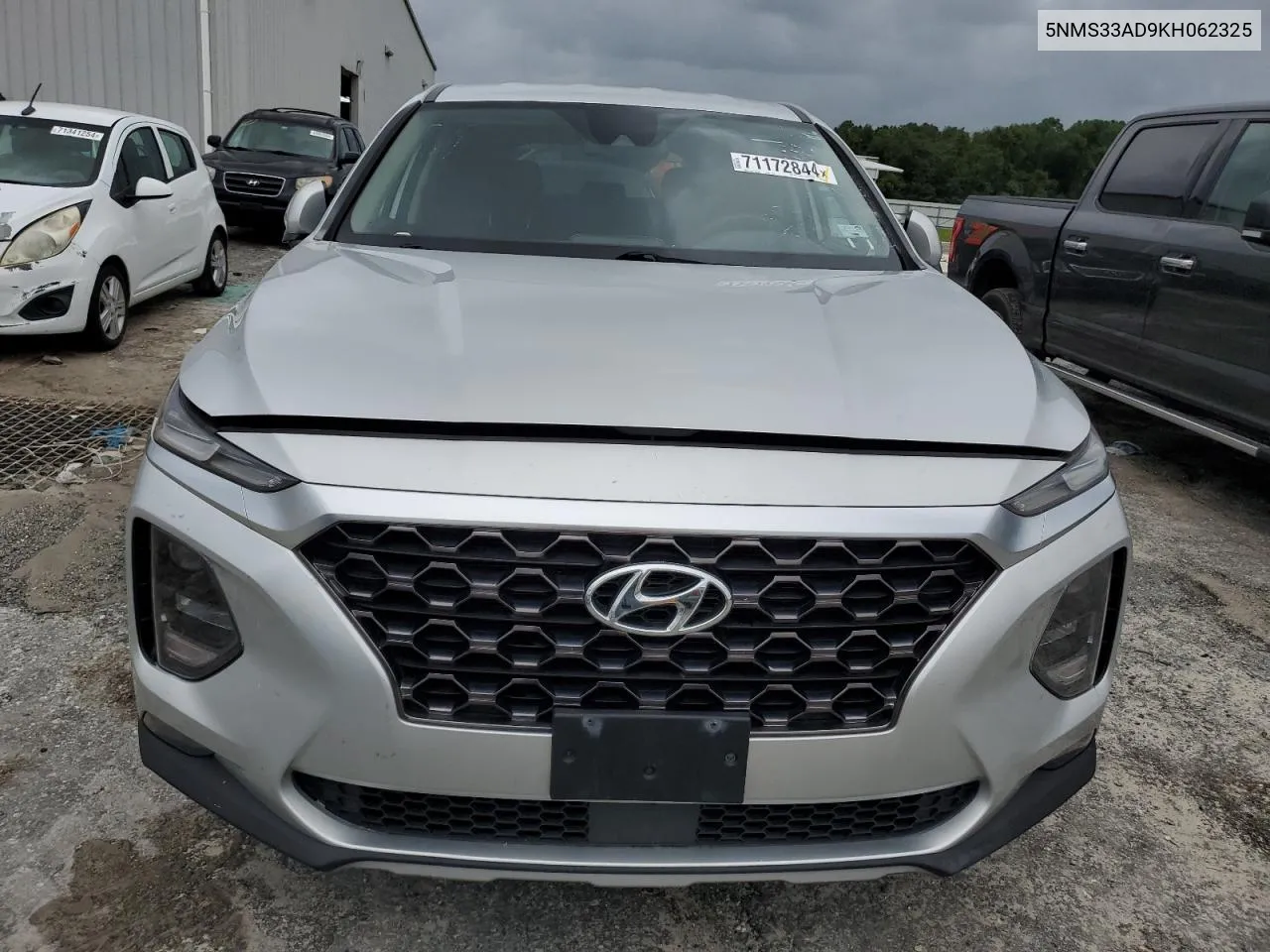 2019 Hyundai Santa Fe Sel VIN: 5NMS33AD9KH062325 Lot: 71172844