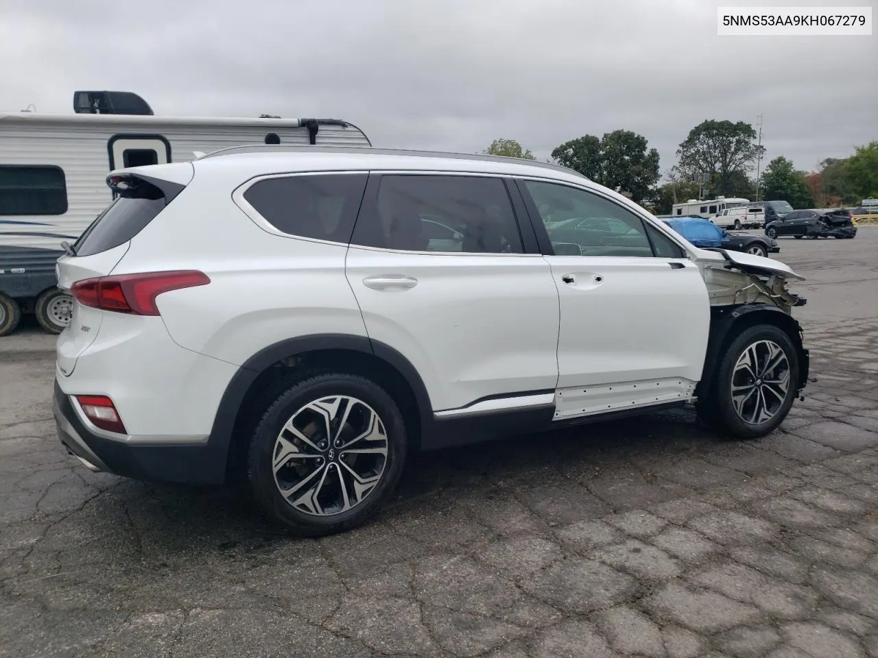 2019 Hyundai Santa Fe Limited VIN: 5NMS53AA9KH067279 Lot: 71442004