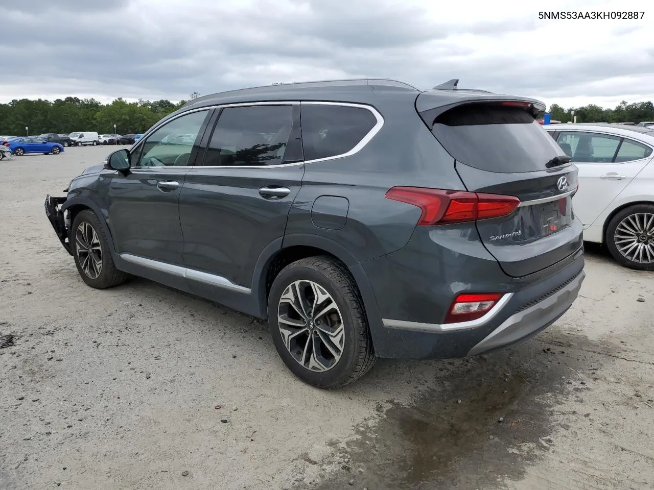 2019 Hyundai Santa Fe Limited VIN: 5NMS53AA3KH092887 Lot: 71449764