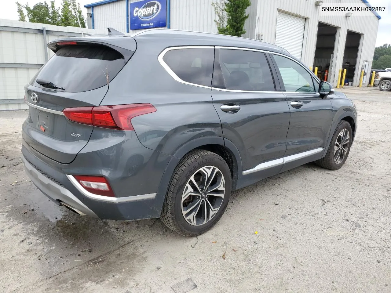 2019 Hyundai Santa Fe Limited VIN: 5NMS53AA3KH092887 Lot: 71449764