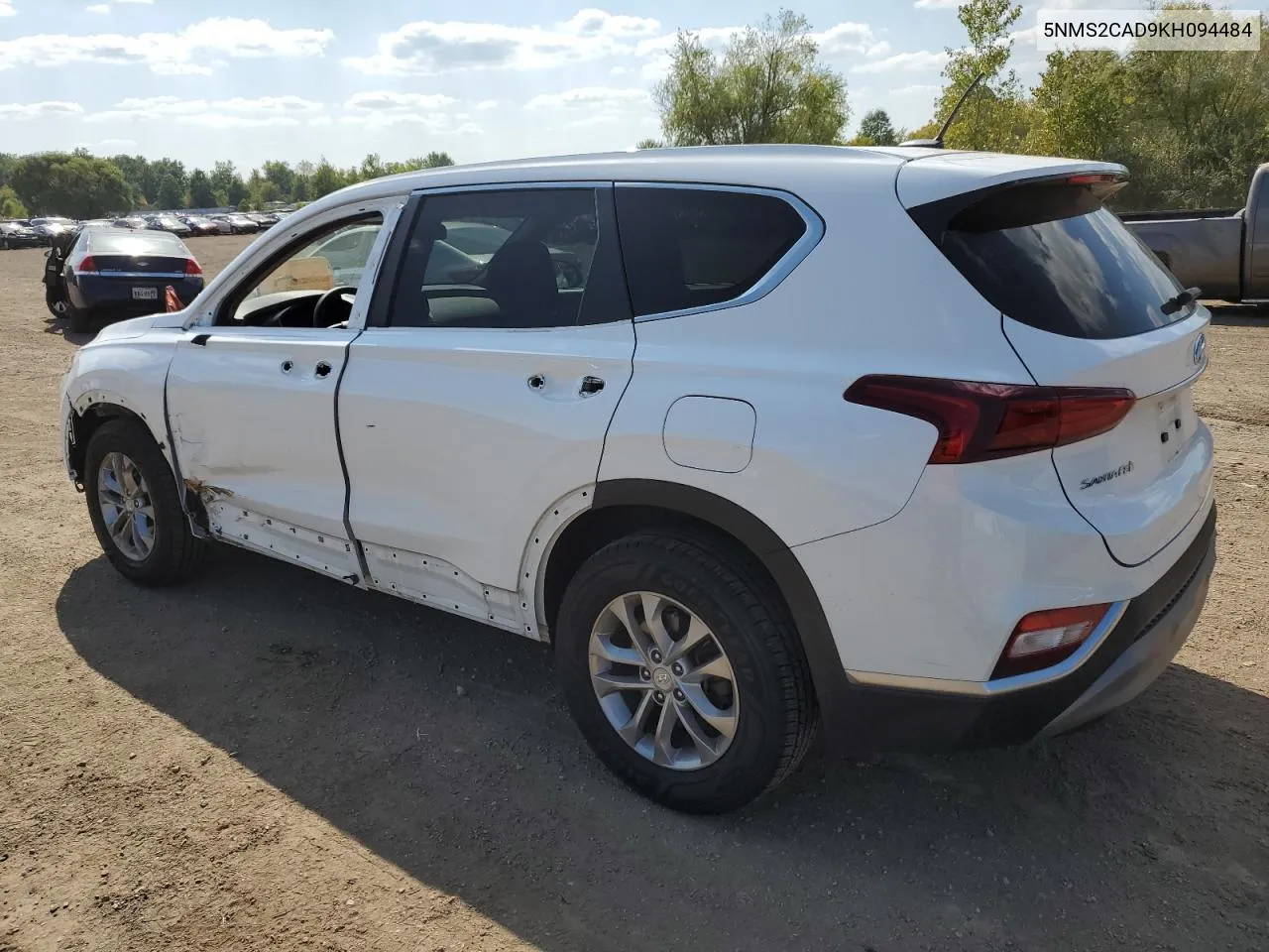 2019 Hyundai Santa Fe Se VIN: 5NMS2CAD9KH094484 Lot: 71638674