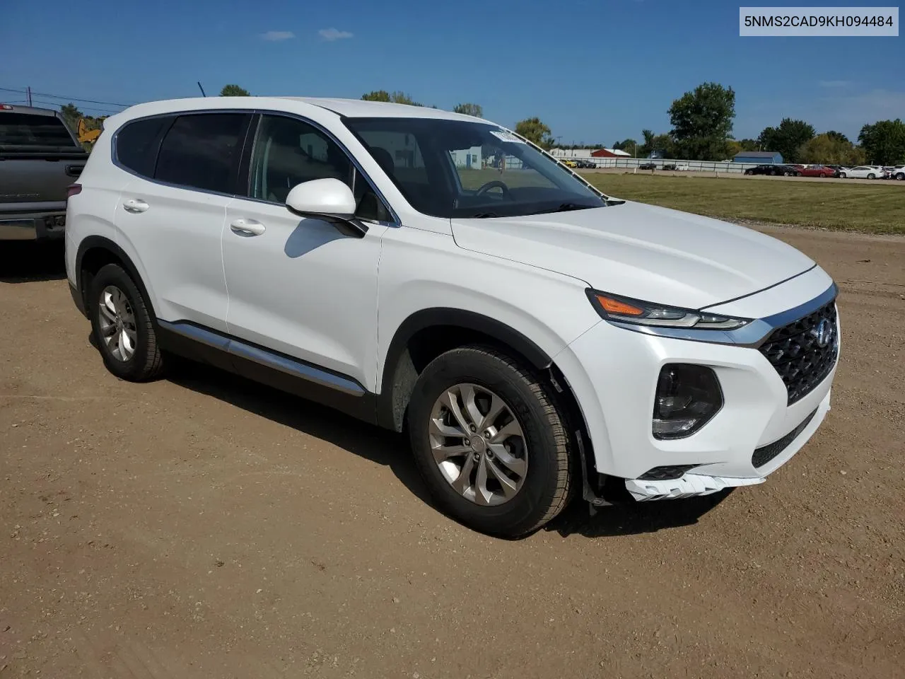 2019 Hyundai Santa Fe Se VIN: 5NMS2CAD9KH094484 Lot: 71638674