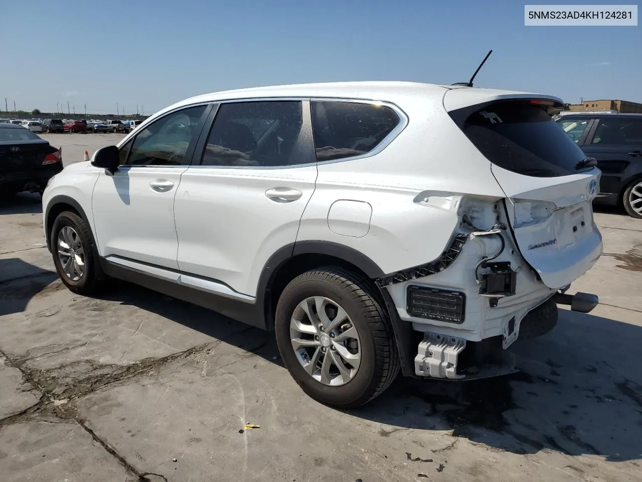 2019 Hyundai Santa Fe Se VIN: 5NMS23AD4KH124281 Lot: 71669644