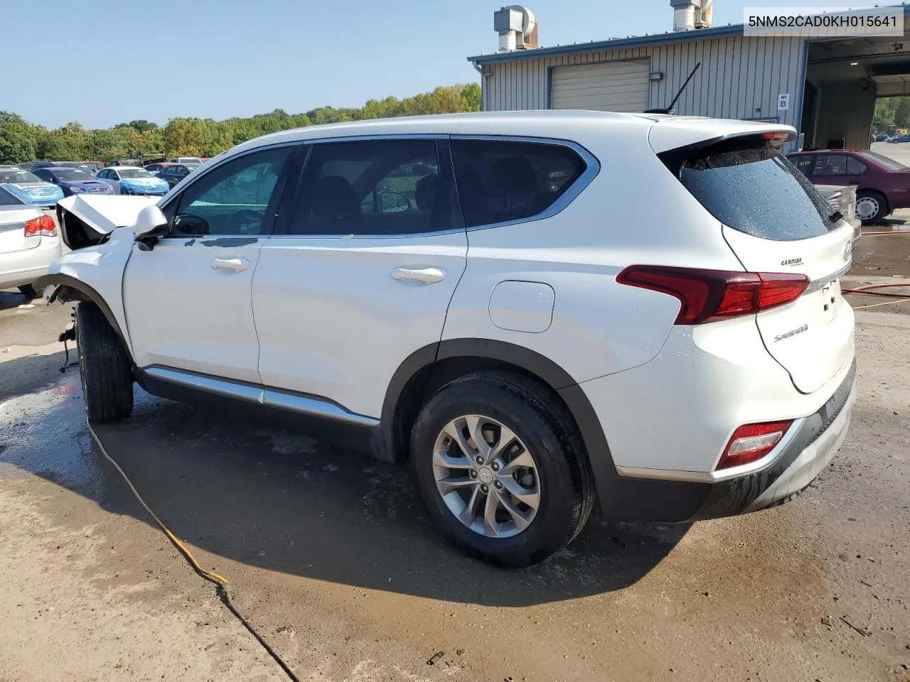 2019 Hyundai Santa Fe Se VIN: 5NMS2CAD0KH015641 Lot: 71820604