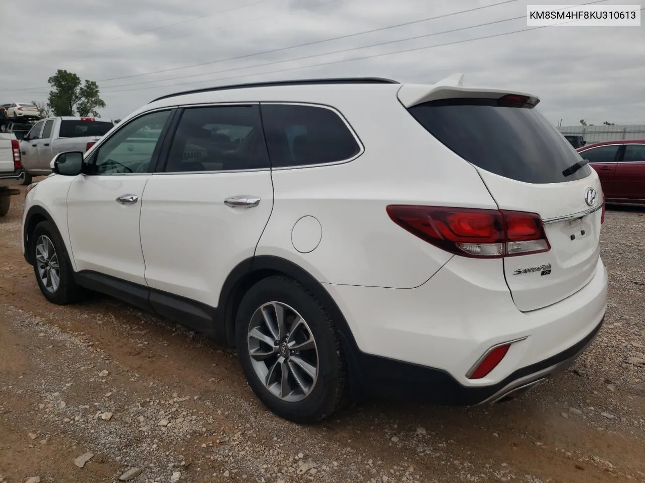 KM8SM4HF8KU310613 2019 Hyundai Santa Fe Xl Se