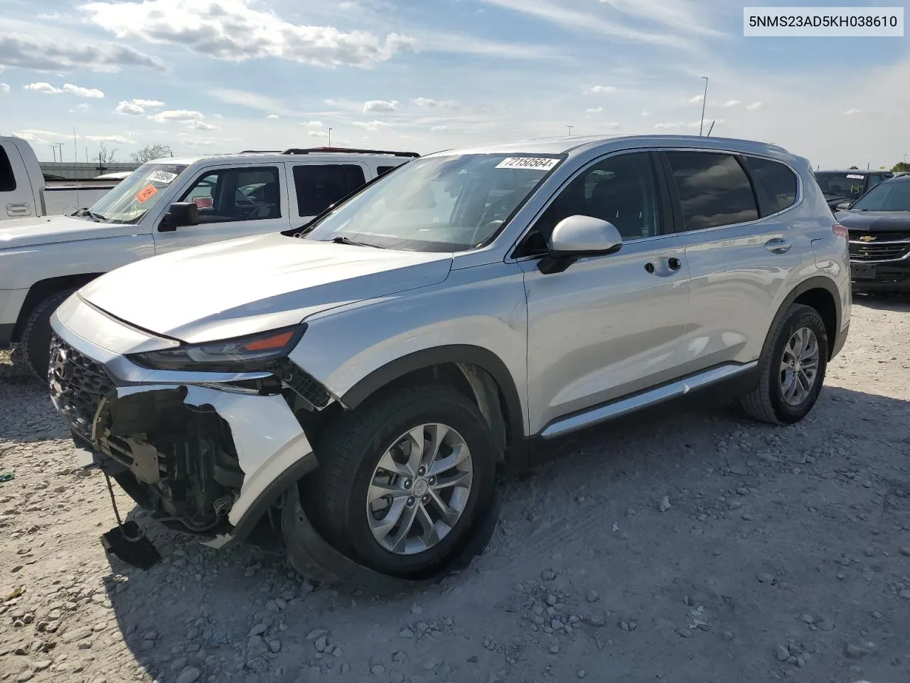 5NMS23AD5KH038610 2019 Hyundai Santa Fe