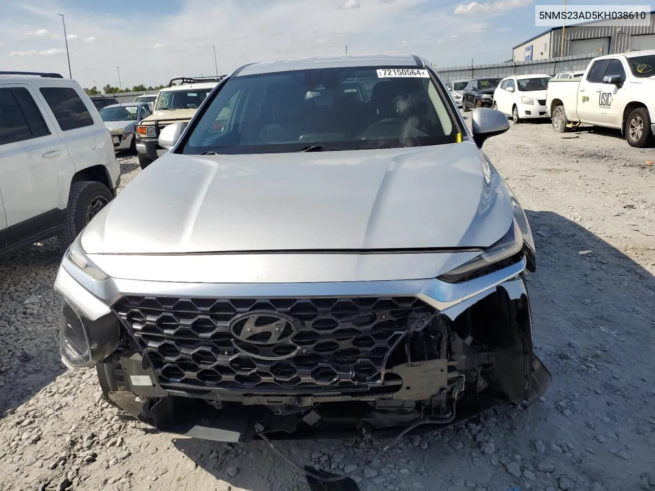 5NMS23AD5KH038610 2019 Hyundai Santa Fe