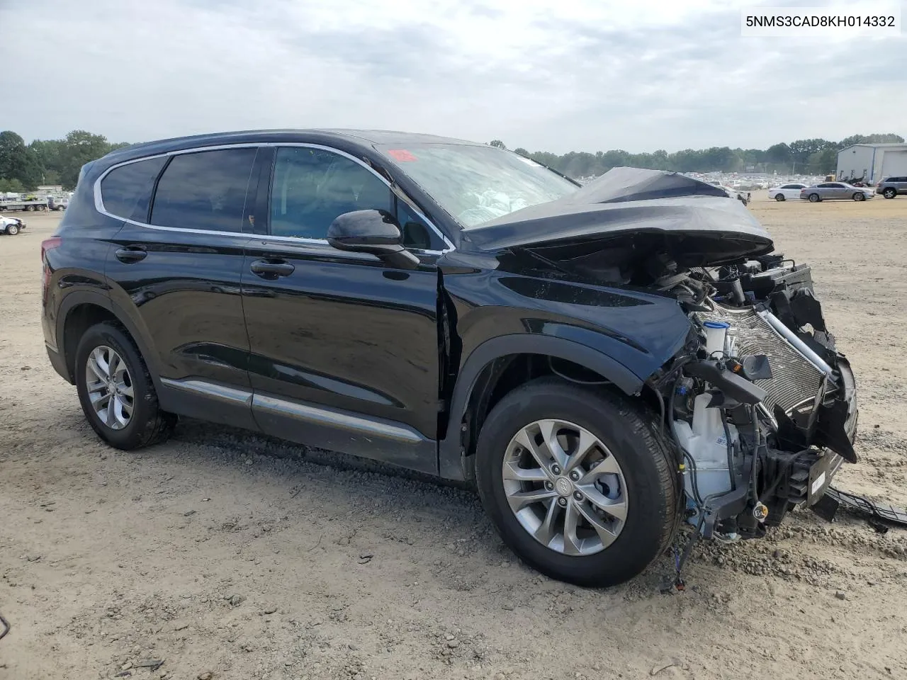 2019 Hyundai Santa Fe Sel VIN: 5NMS3CAD8KH014332 Lot: 72239764