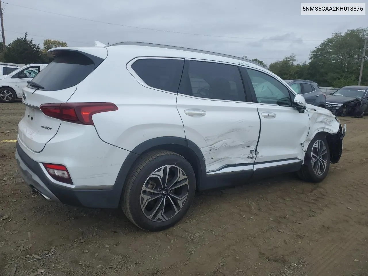 2019 Hyundai Santa Fe Limited VIN: 5NMS5CAA2KH018876 Lot: 72242784