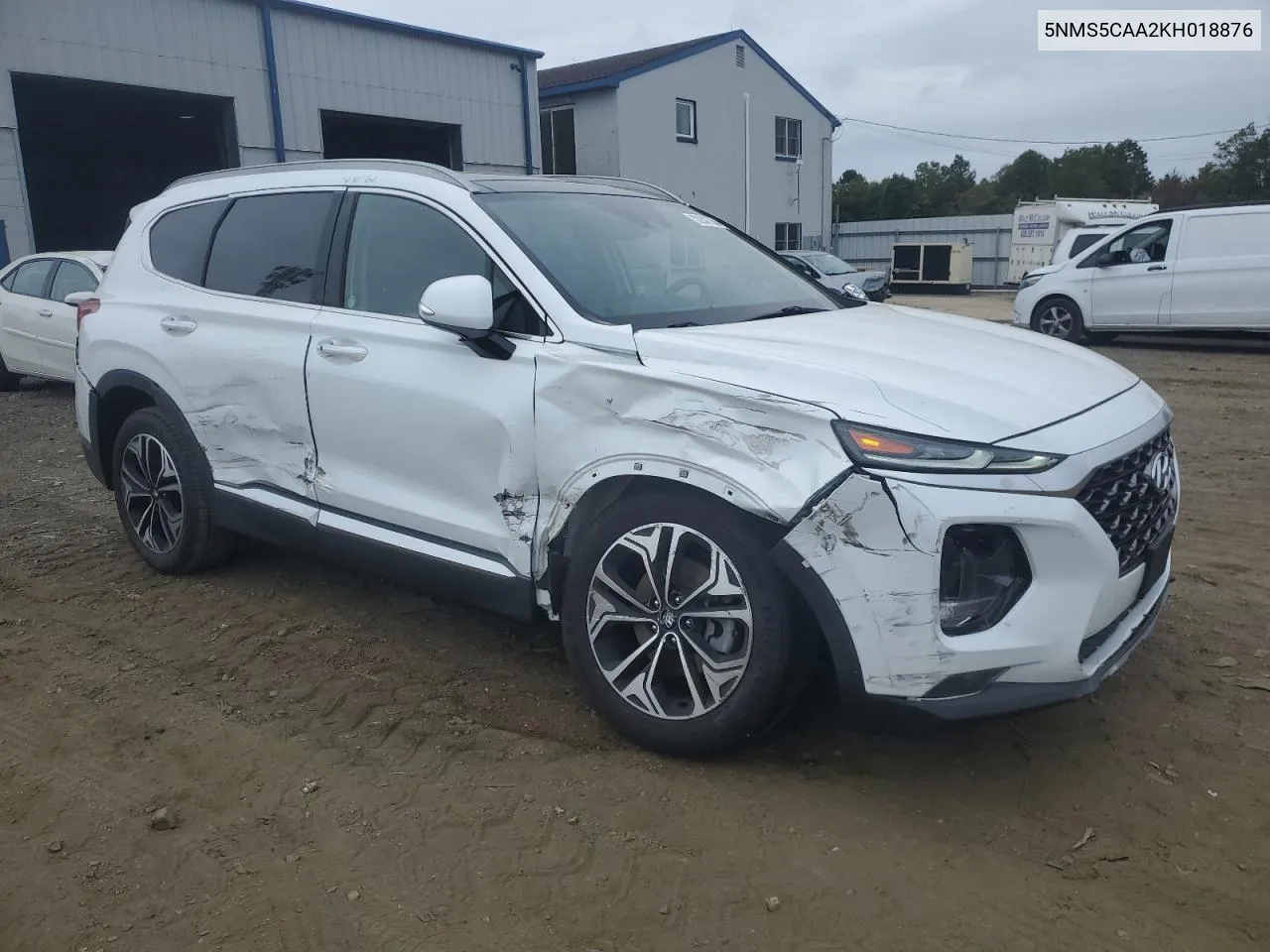 2019 Hyundai Santa Fe Limited VIN: 5NMS5CAA2KH018876 Lot: 72242784