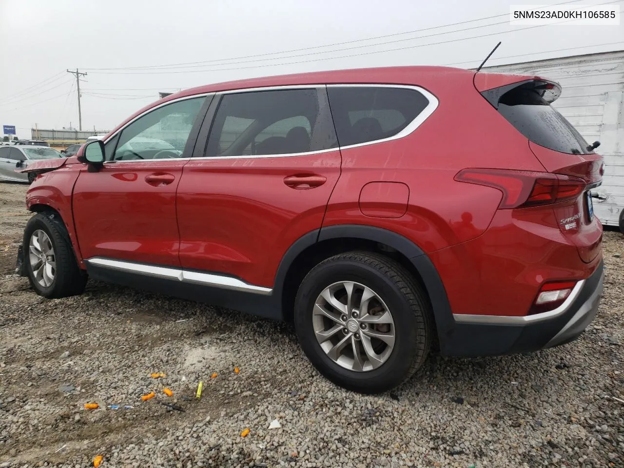 2019 Hyundai Santa Fe Se VIN: 5NMS23AD0KH106585 Lot: 72380204