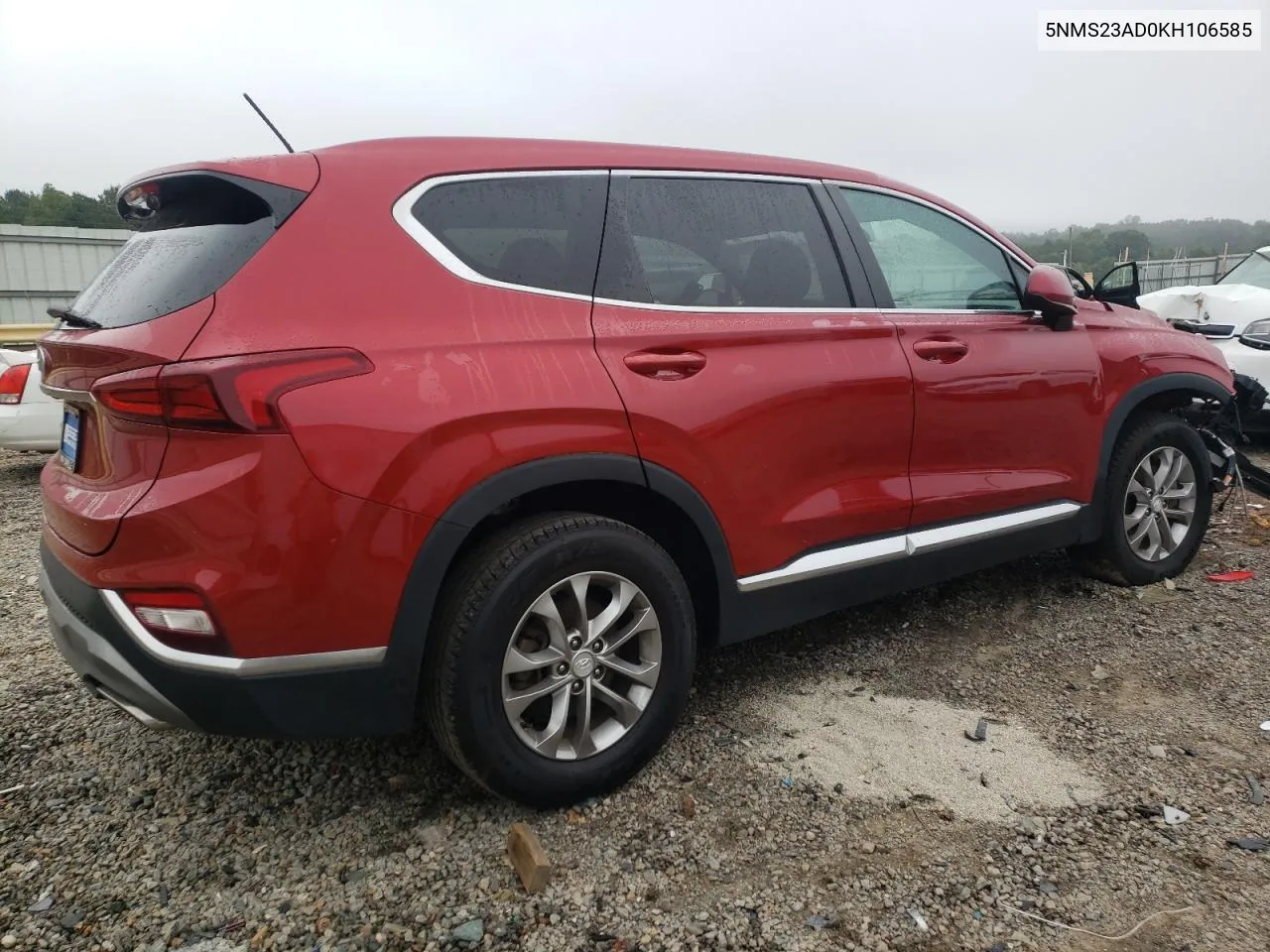 2019 Hyundai Santa Fe Se VIN: 5NMS23AD0KH106585 Lot: 72380204