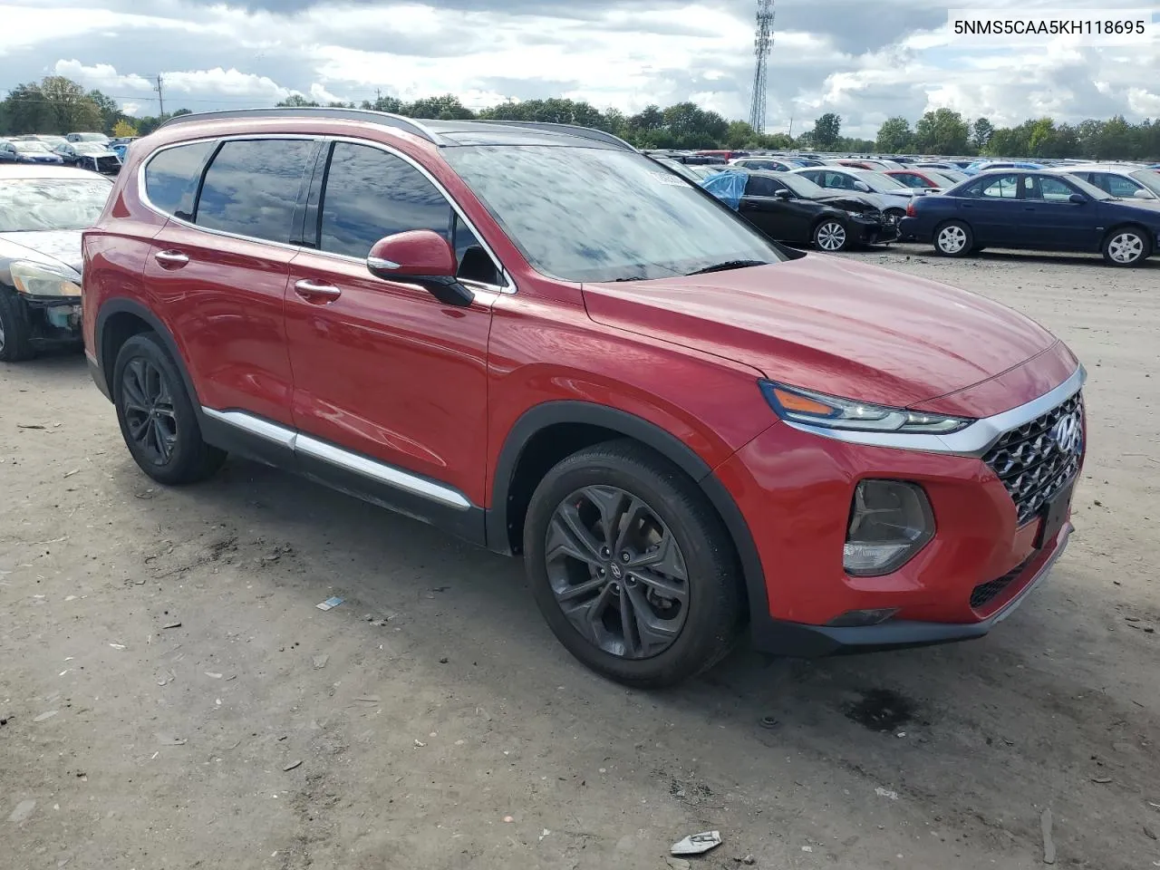 5NMS5CAA5KH118695 2019 Hyundai Santa Fe Limited