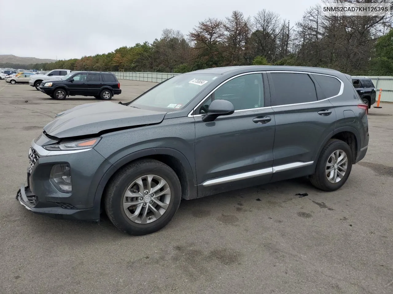 2019 Hyundai Santa Fe Se VIN: 5NMS2CAD7KH126395 Lot: 72750654