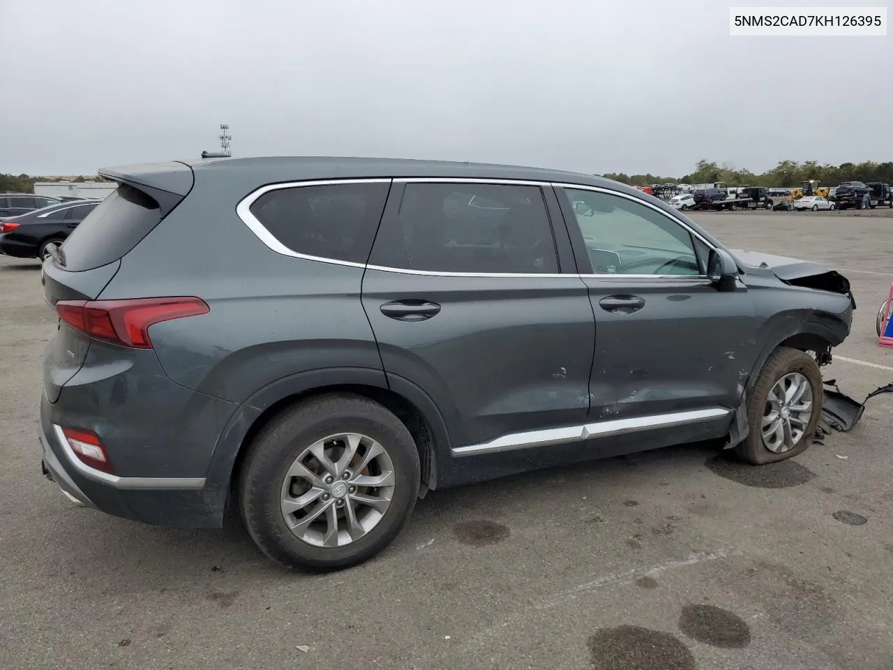 2019 Hyundai Santa Fe Se VIN: 5NMS2CAD7KH126395 Lot: 72750654