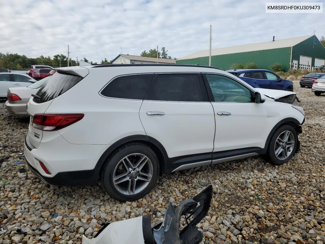 KM8SRDHF0KU309473 2019 Hyundai Santa Fe Xl Se Ultimate