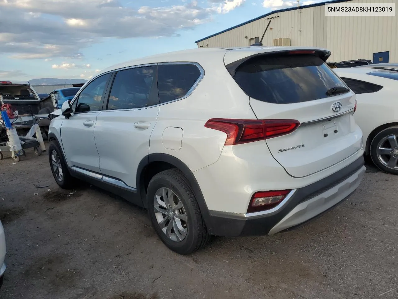 5NMS23AD8KH123019 2019 Hyundai Santa Fe Se