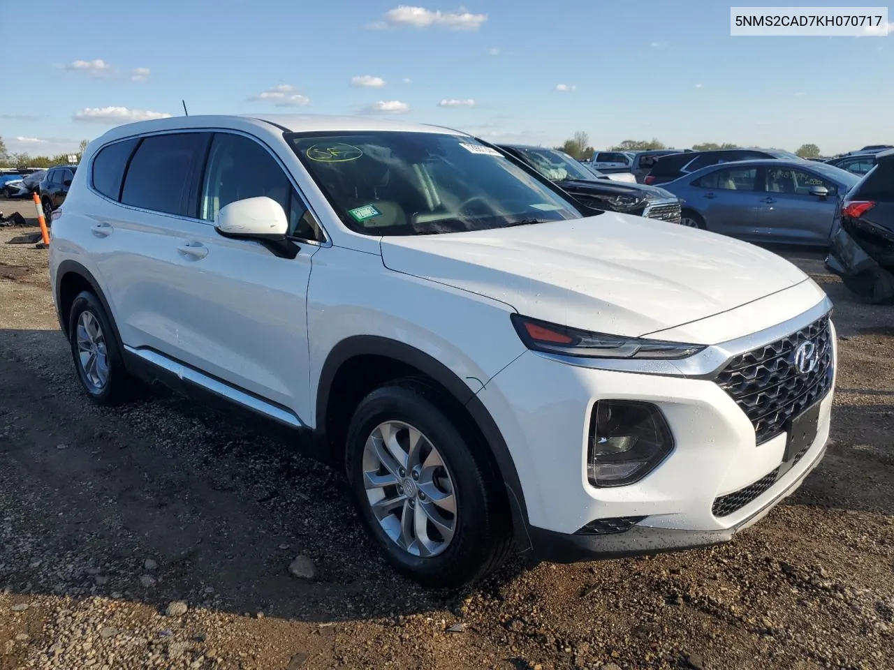 5NMS2CAD7KH070717 2019 Hyundai Santa Fe Se