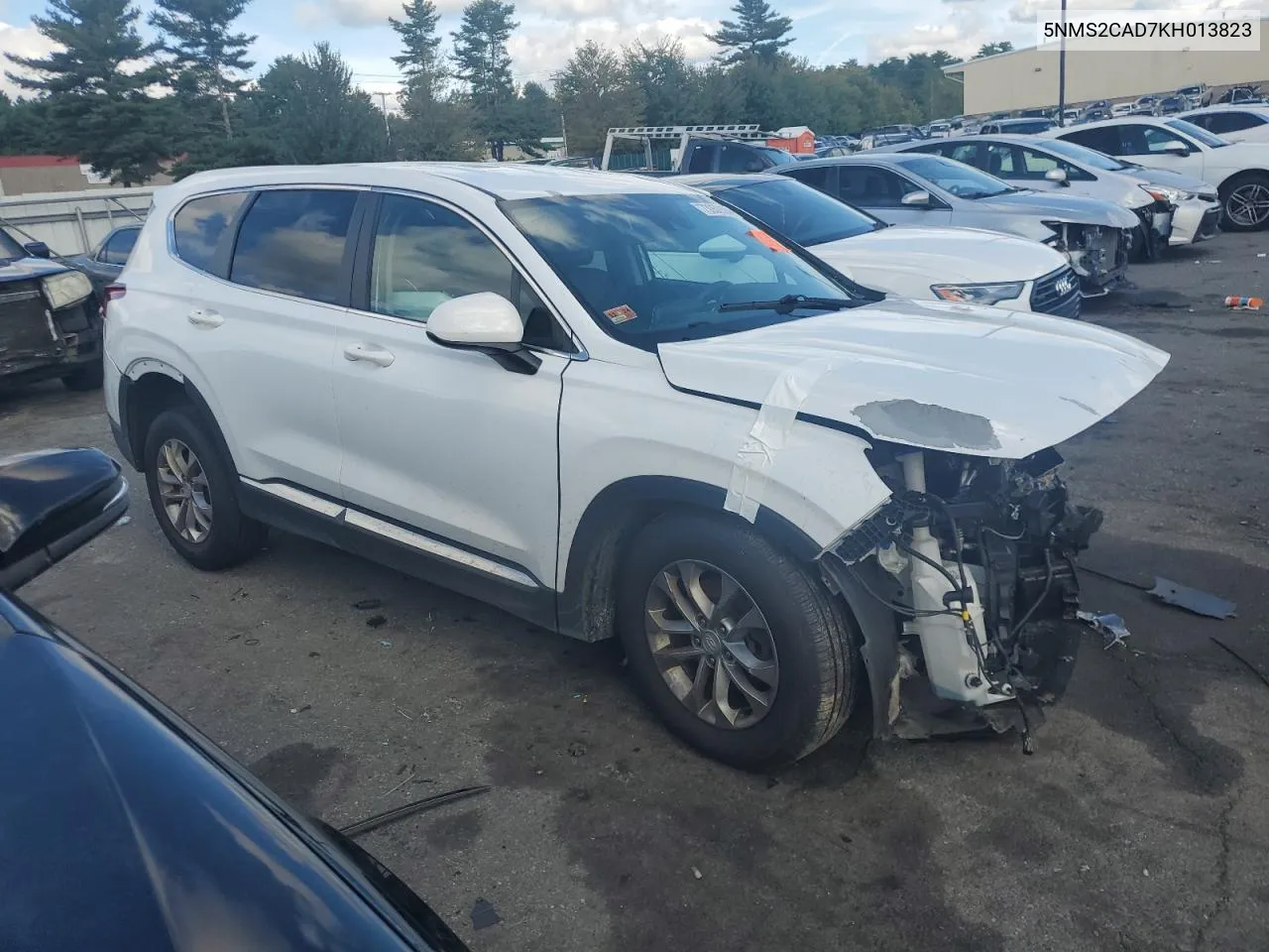 2019 Hyundai Santa Fe Se VIN: 5NMS2CAD7KH013823 Lot: 73052604