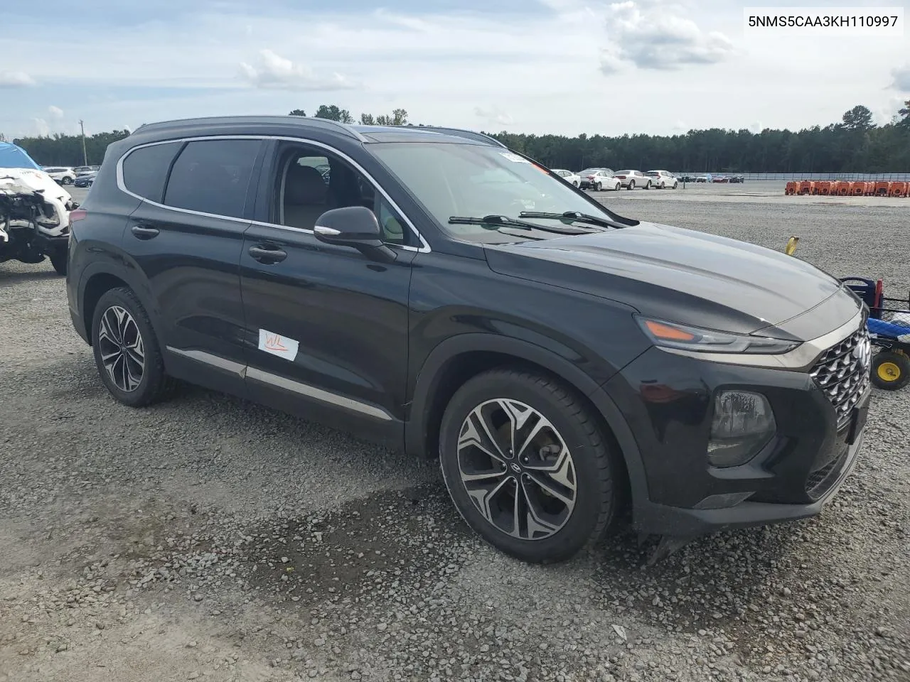 2019 Hyundai Santa Fe Limited VIN: 5NMS5CAA3KH110997 Lot: 73126304