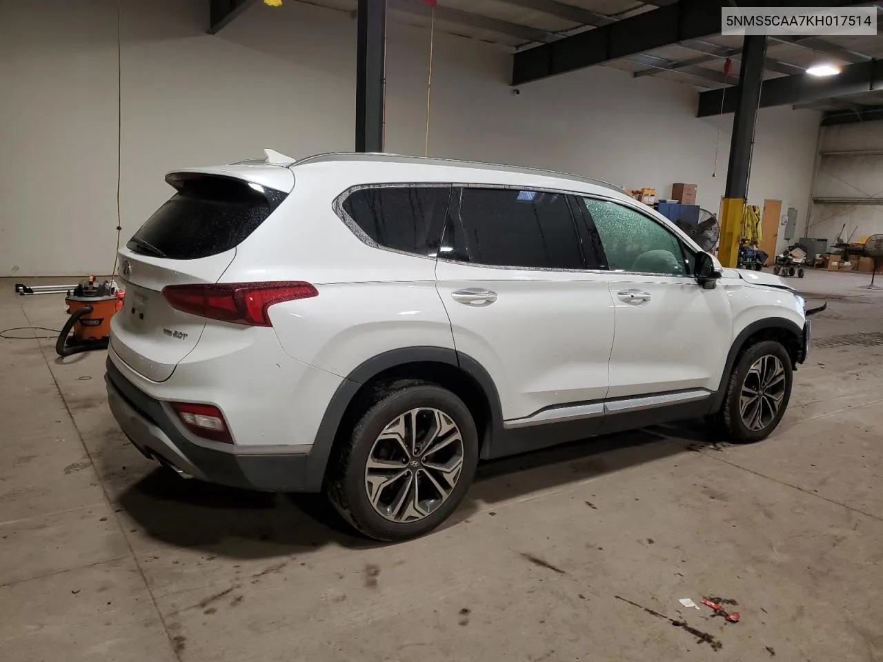 2019 Hyundai Santa Fe Limited VIN: 5NMS5CAA7KH017514 Lot: 73315464