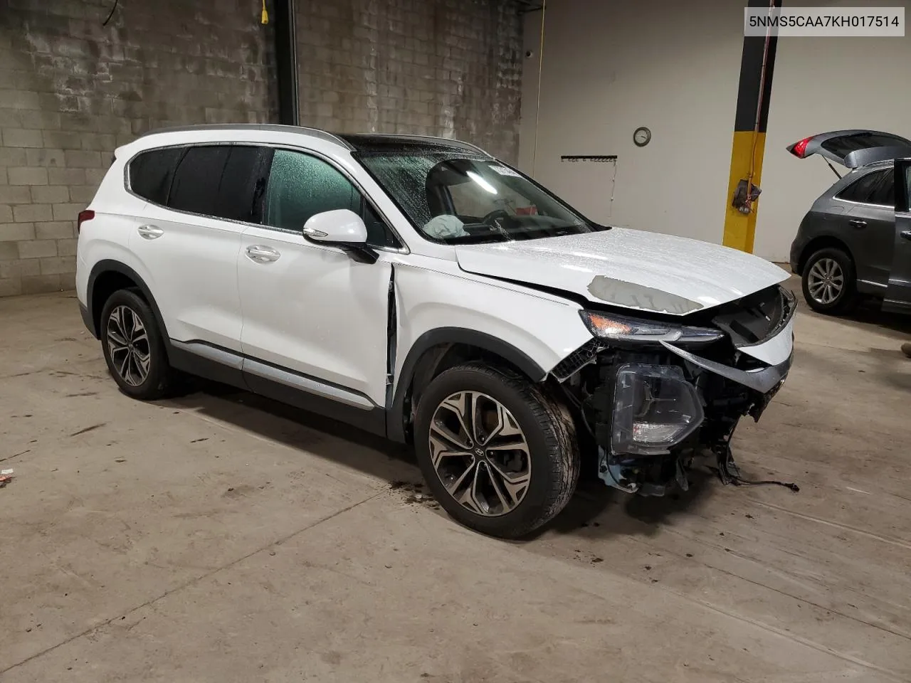 2019 Hyundai Santa Fe Limited VIN: 5NMS5CAA7KH017514 Lot: 73315464