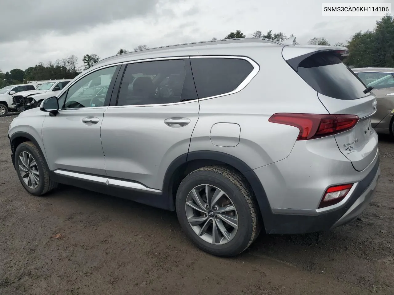 5NMS3CAD6KH114106 2019 Hyundai Santa Fe Sel