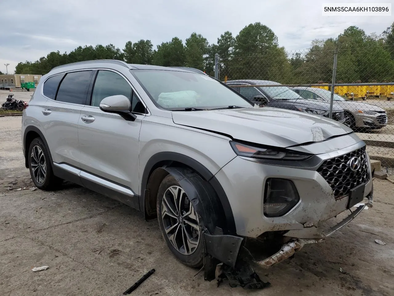 2019 Hyundai Santa Fe Limited VIN: 5NMS5CAA6KH103896 Lot: 73780184