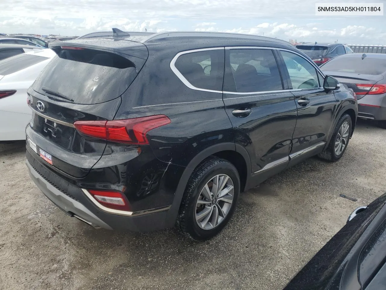 2019 Hyundai Santa Fe Limited VIN: 5NMS53AD5KH011804 Lot: 73811504