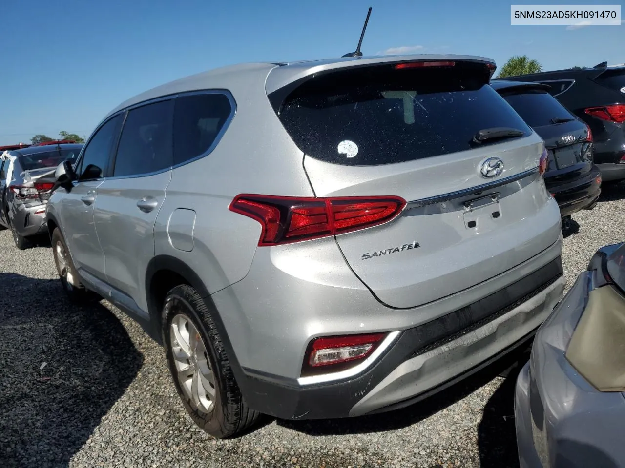 2019 Hyundai Santa Fe Se VIN: 5NMS23AD5KH091470 Lot: 73915724