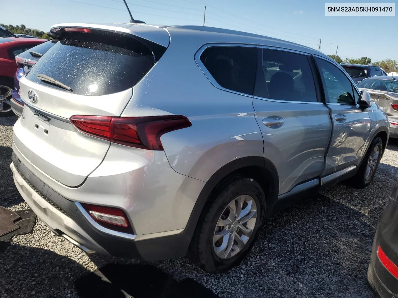 5NMS23AD5KH091470 2019 Hyundai Santa Fe Se