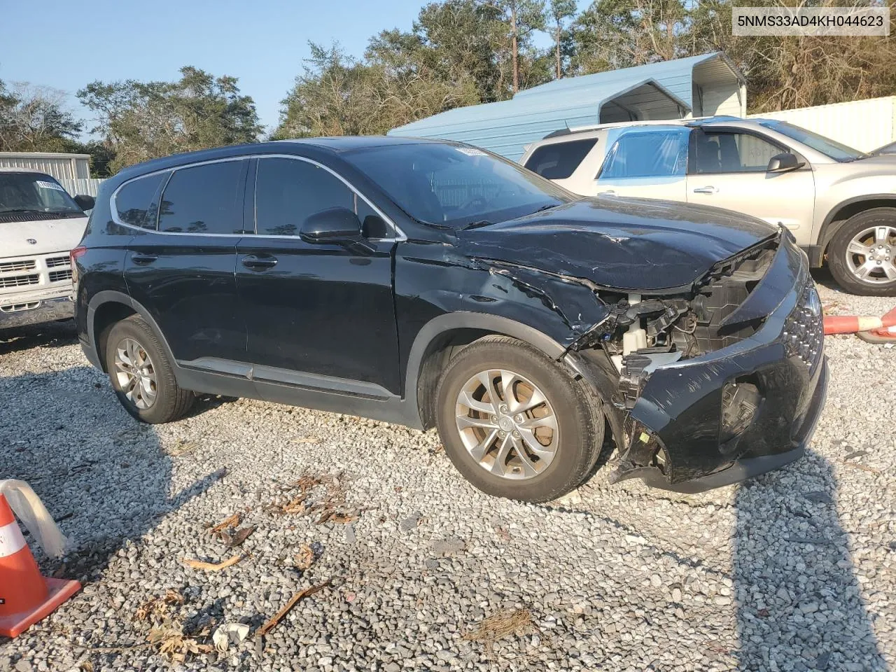 2019 Hyundai Santa Fe Sel VIN: 5NMS33AD4KH044623 Lot: 74052214