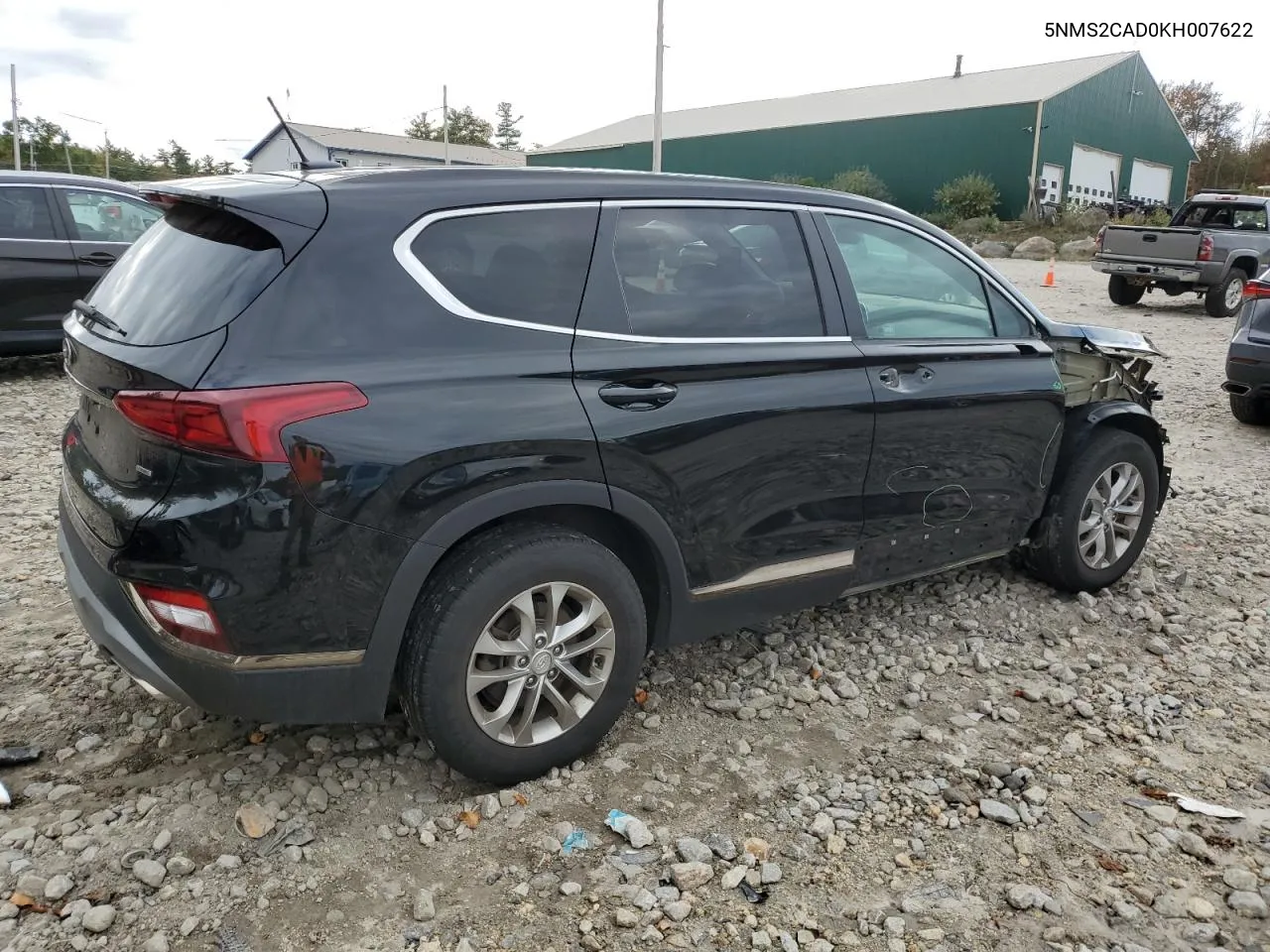 2019 Hyundai Santa Fe Se VIN: 5NMS2CAD0KH007622 Lot: 74114844