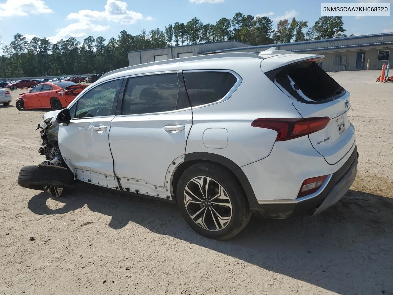 2019 Hyundai Santa Fe Limited VIN: 5NMS5CAA7KH068320 Lot: 74182584