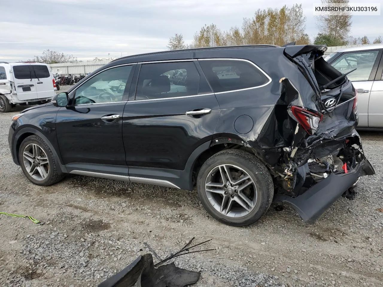 2019 Hyundai Santa Fe Xl Se Ultimate VIN: KM8SRDHF3KU303196 Lot: 74771404