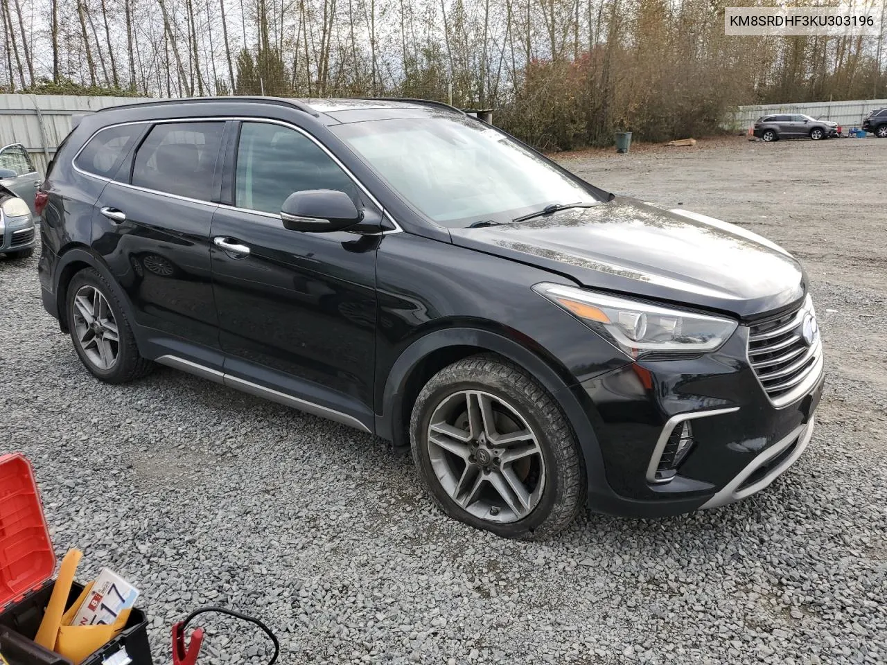 2019 Hyundai Santa Fe Xl Se Ultimate VIN: KM8SRDHF3KU303196 Lot: 74771404