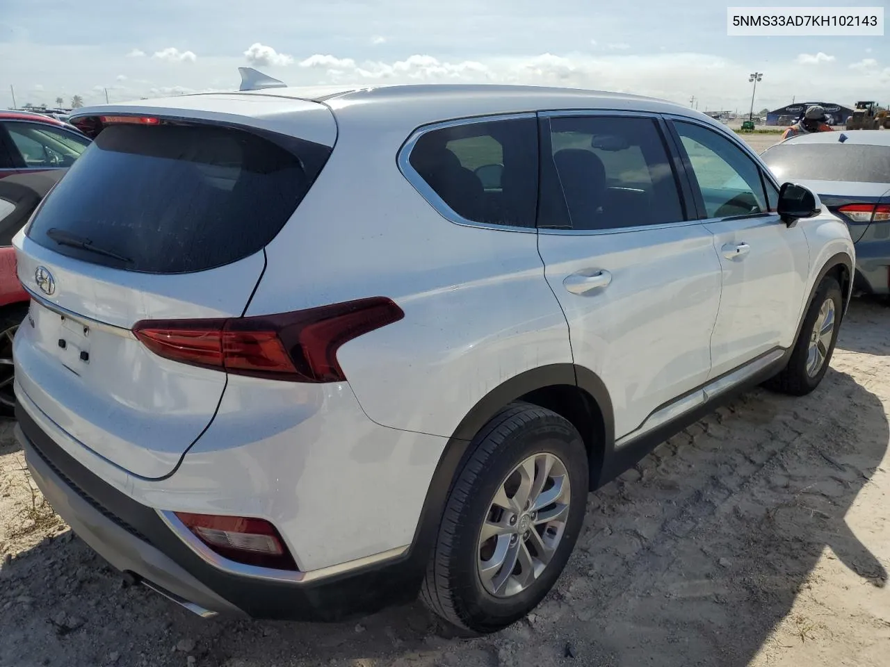 2019 Hyundai Santa Fe Sel VIN: 5NMS33AD7KH102143 Lot: 74990794