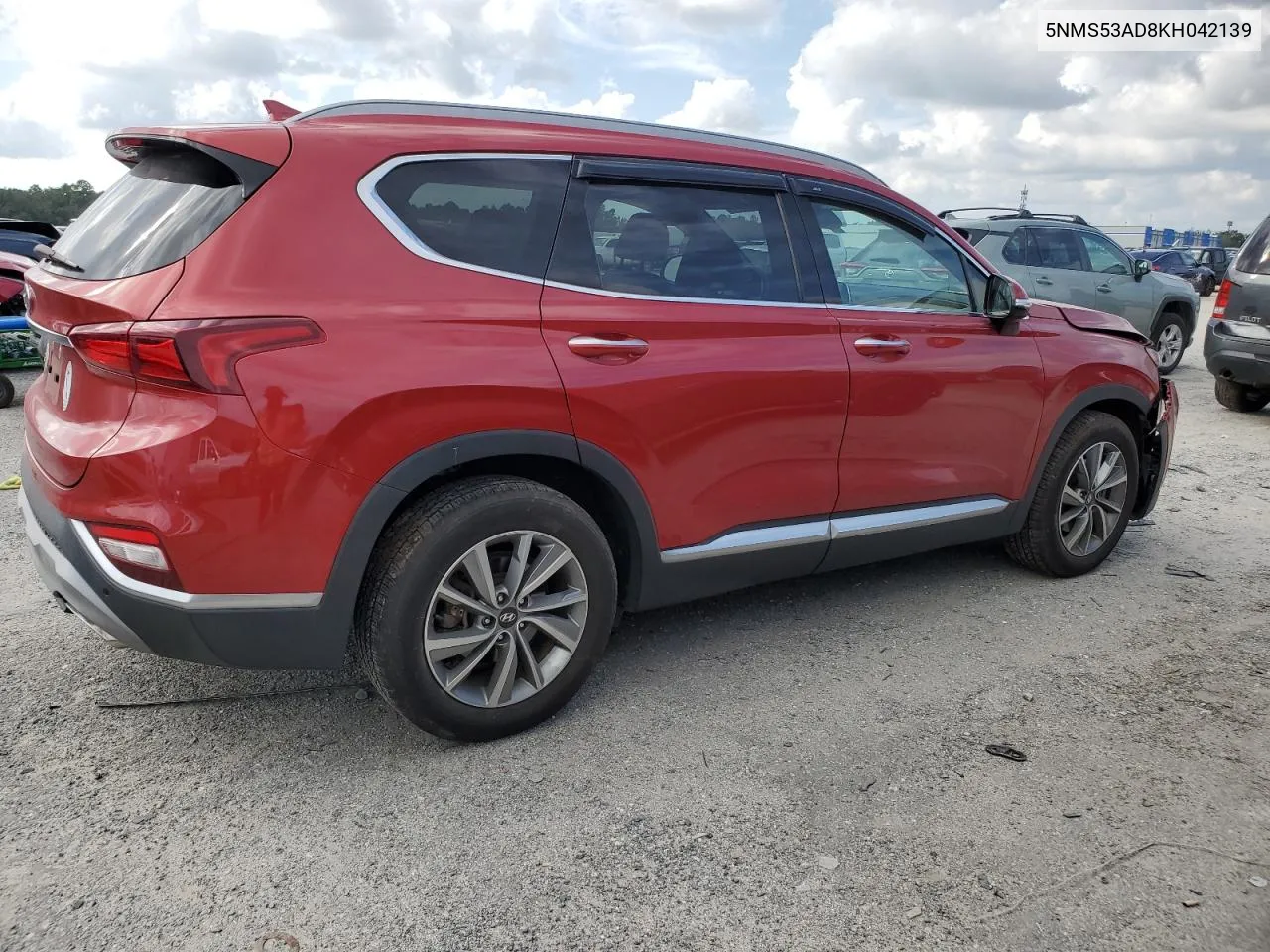 2019 Hyundai Santa Fe Limited VIN: 5NMS53AD8KH042139 Lot: 75172984