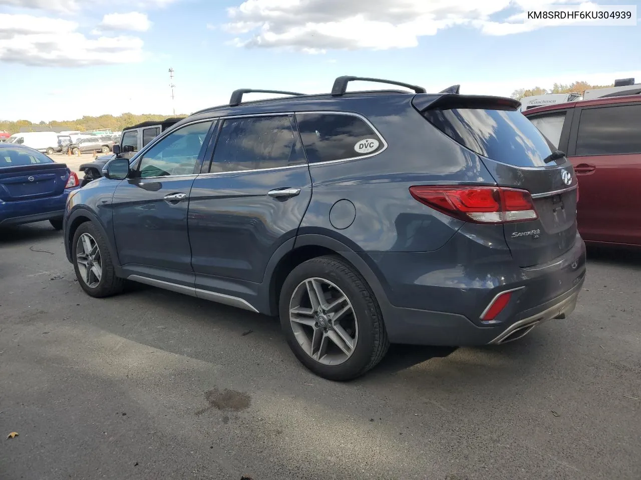 2019 Hyundai Santa Fe Xl Se Ultimate VIN: KM8SRDHF6KU304939 Lot: 75220344