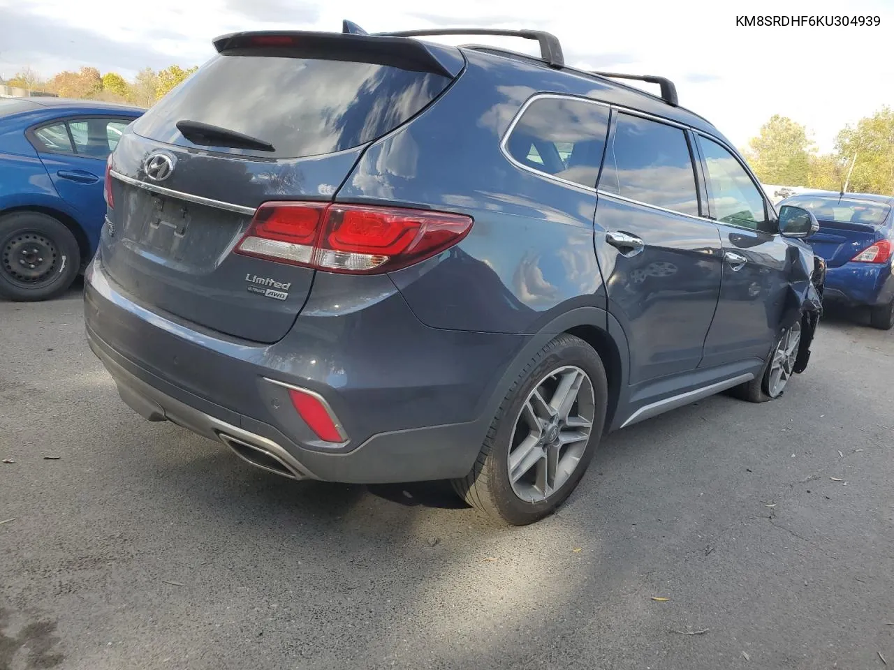 2019 Hyundai Santa Fe Xl Se Ultimate VIN: KM8SRDHF6KU304939 Lot: 75220344