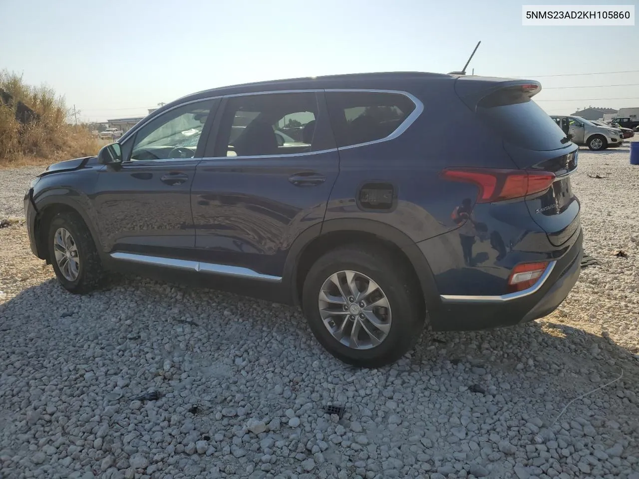 2019 Hyundai Santa Fe Se VIN: 5NMS23AD2KH105860 Lot: 75248624