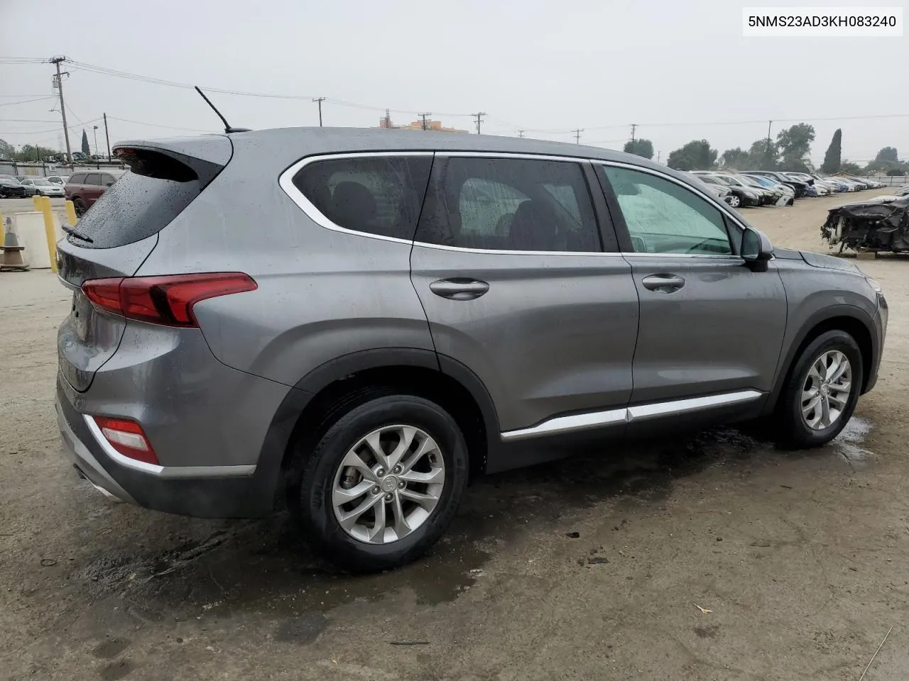 2019 Hyundai Santa Fe Se VIN: 5NMS23AD3KH083240 Lot: 75470044