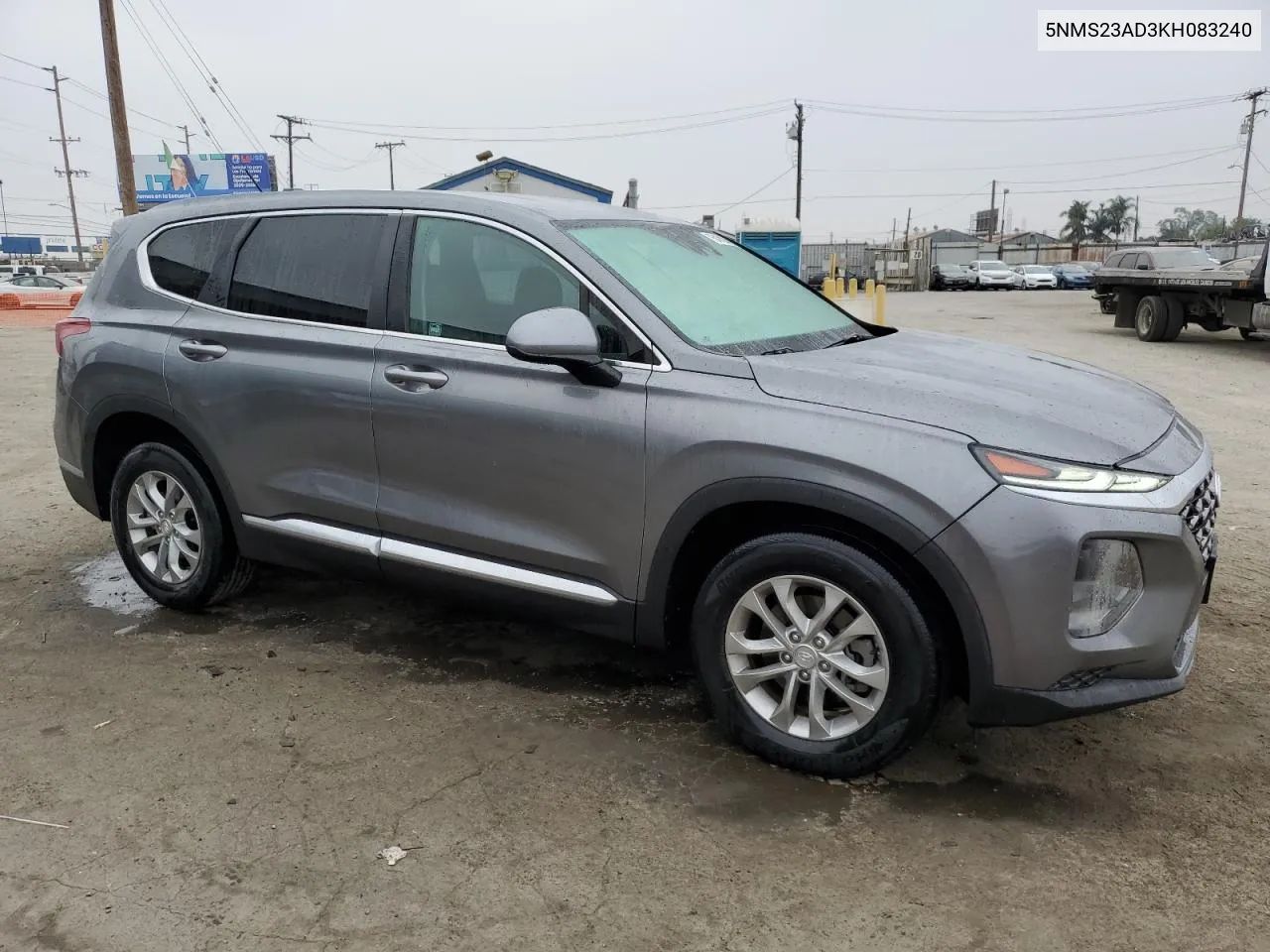 2019 Hyundai Santa Fe Se VIN: 5NMS23AD3KH083240 Lot: 75470044