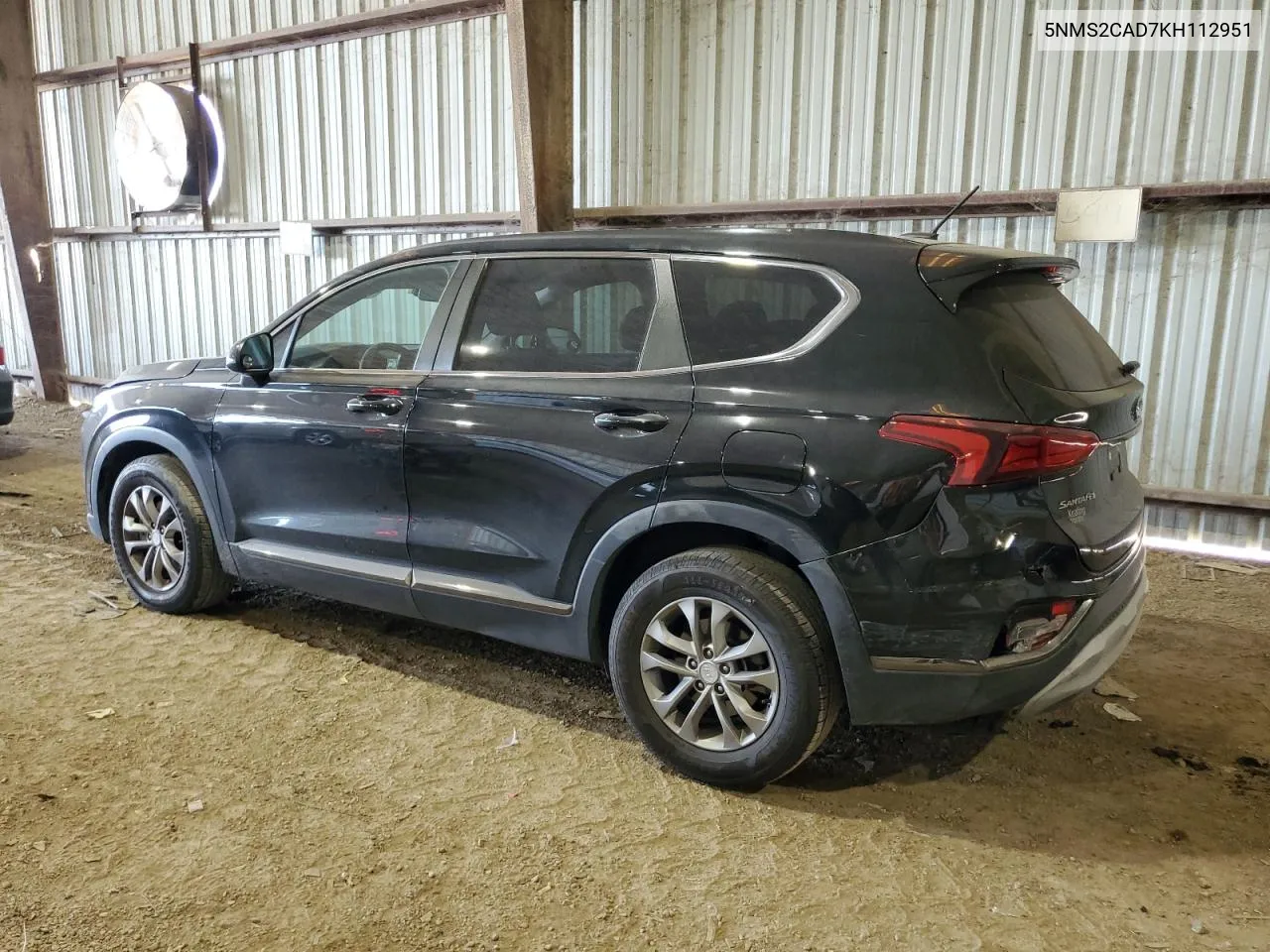 2019 Hyundai Santa Fe Se VIN: 5NMS2CAD7KH112951 Lot: 75478554